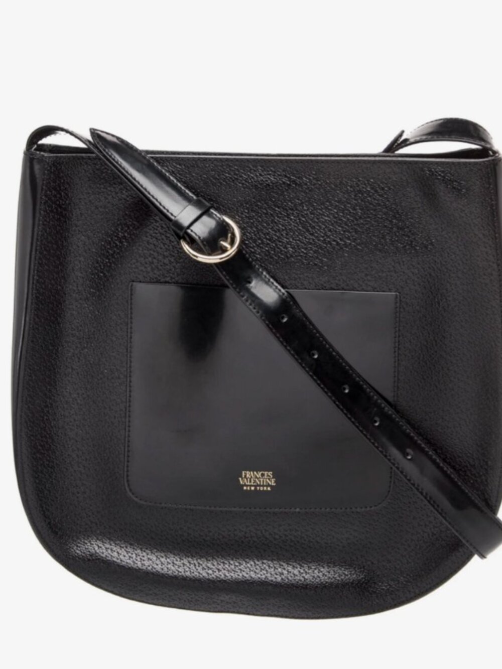 Frances Valentine Ellen Boarskin Hobo Black: Elegant & RARE